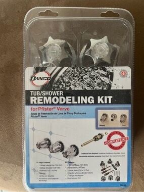 Tub/Shower Remodeling Kit - Chrome